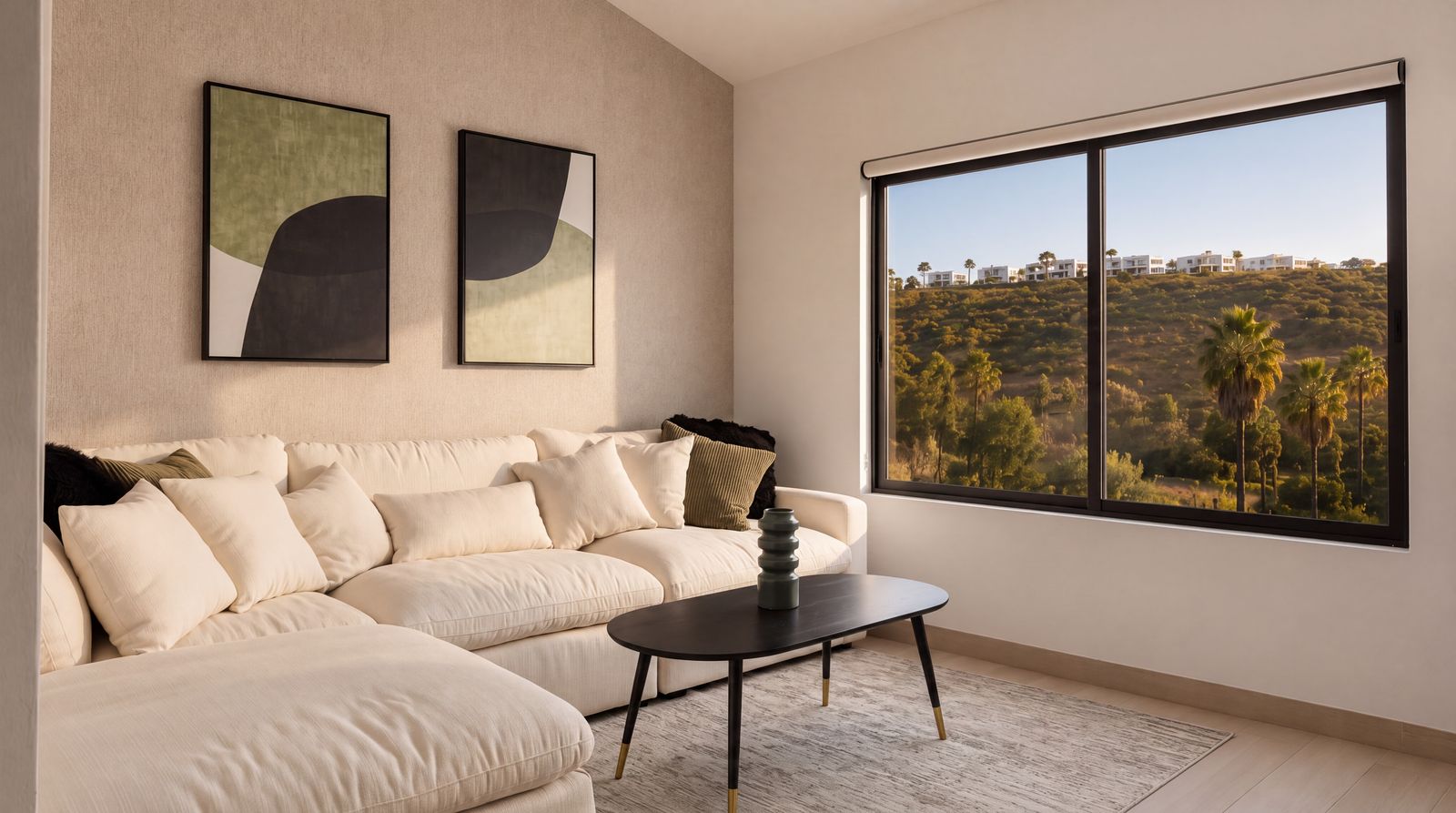 Estancia con vista — casa muestra Riviera Residencial